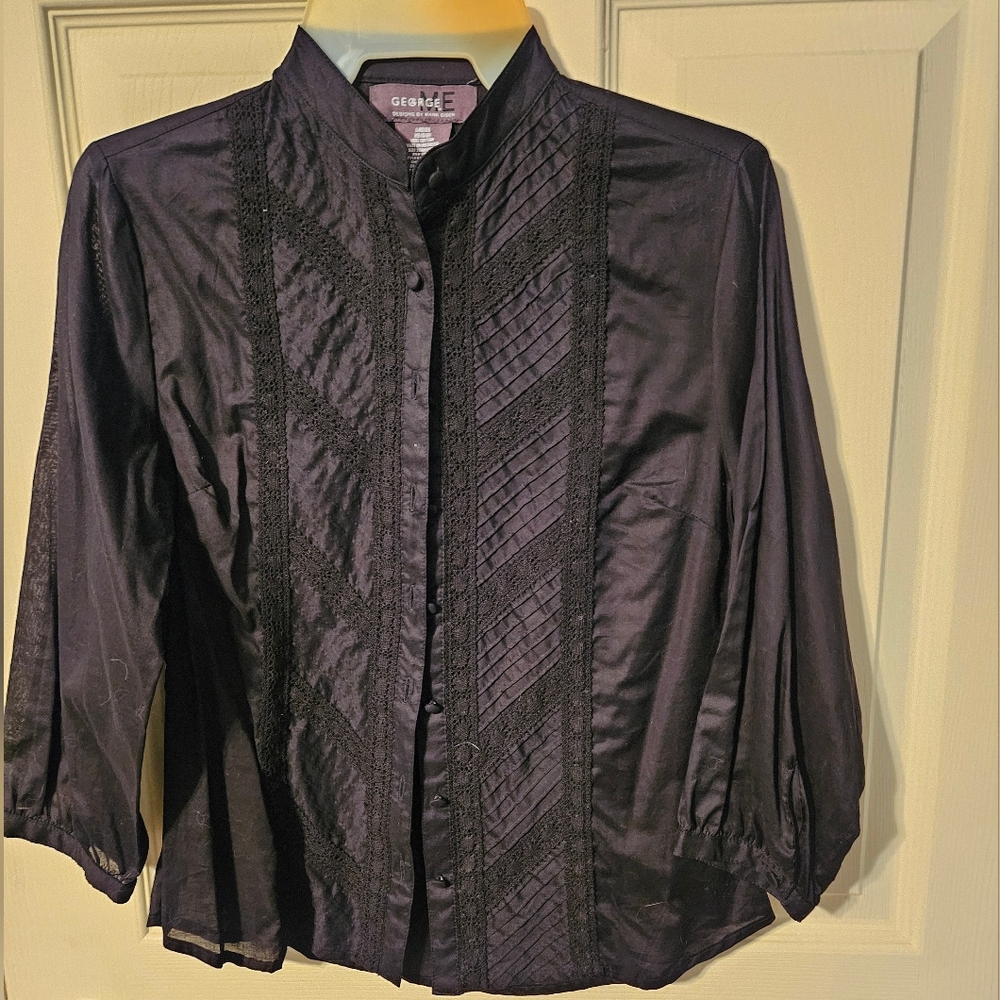 George Women's Elegant Black Blouse